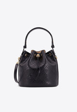 Tory Burch T Monogram Bucket Bag in Calf Leather Black 158529_001