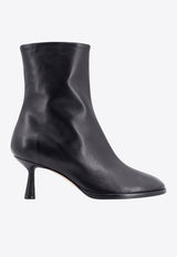 Aeyde Dorothy 65 Leather Ankle Boots Black ABKLND65ST123800007_BLACK