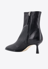 Aeyde Dorothy 65 Leather Ankle Boots Black ABKLND65ST123800007_BLACK