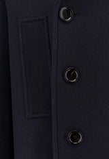 Gucci Double-Breasted Wool Peacoat  Blue 793666ZAPFU_4440