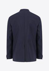 Gucci Double-Breasted Wool Blazer Blue 800889ZARV5_4330