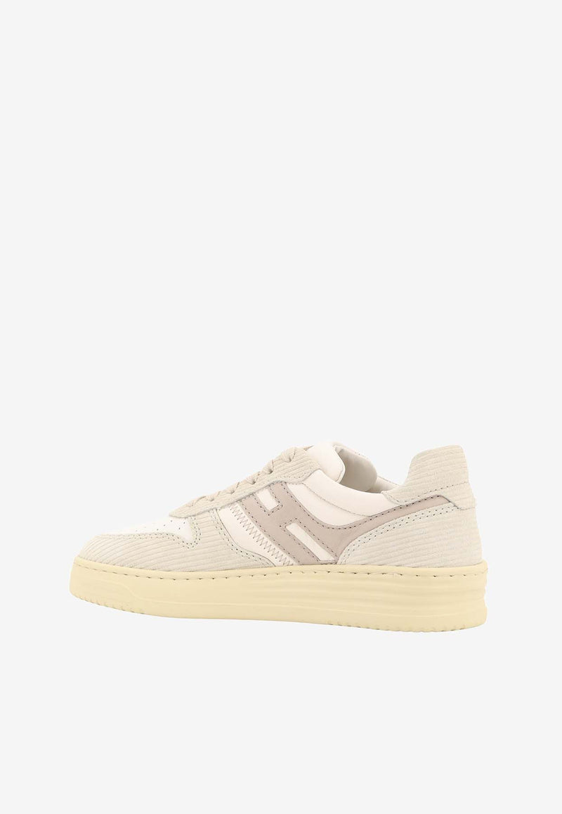 Hogan H630 Low-Top Sneakers Beige HXW6300EU50L7J_0VB8