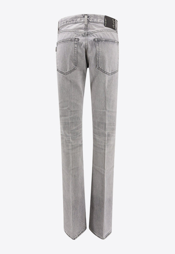 Haikure Flora Fog Flared Jeans Gray HEW03338DF118_L0858