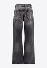 Haikure Korea Spider Faded Jeans Black HEW03185DF119_L0790