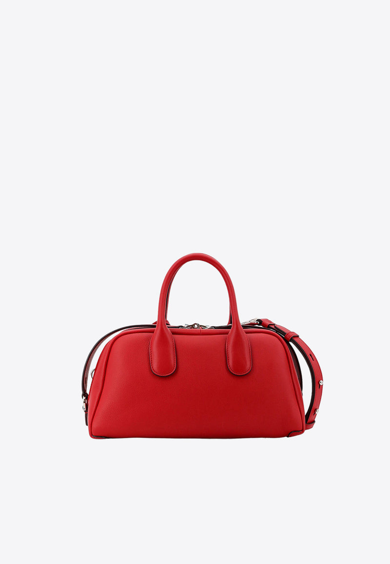 Tod's Small Darsena Leather Shoulder Bag Red XBWAQBH0200YAT_R021