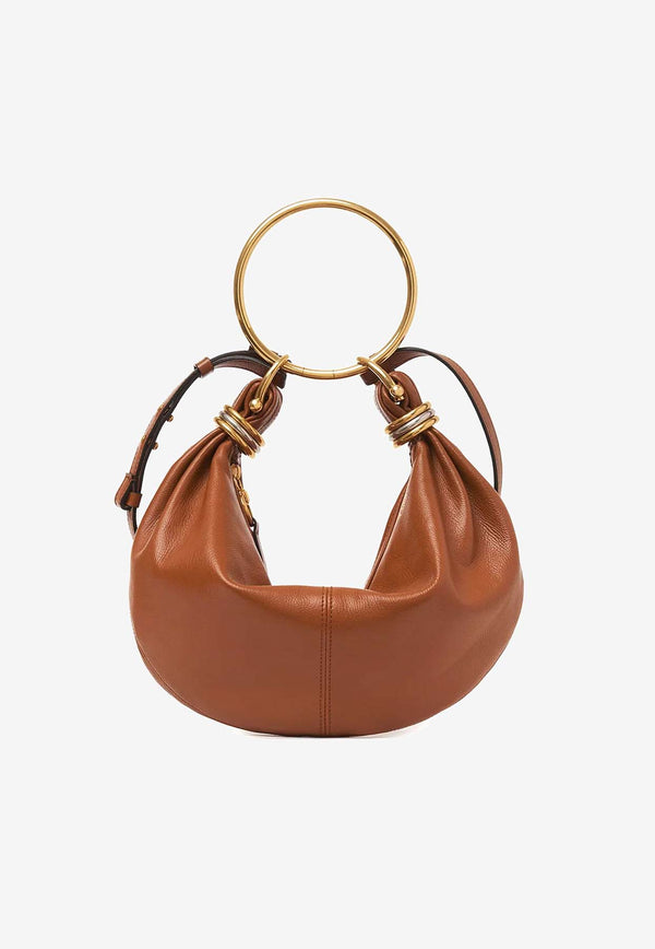 Chloé Small Bracelet Hobo Bag  Brown C24AS611N72_26M