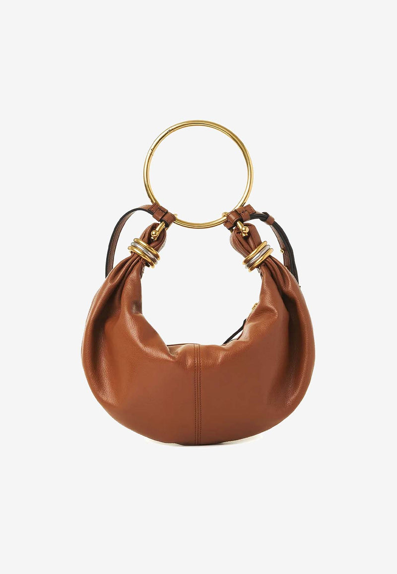 Chloé Small Bracelet Hobo Bag  Brown C24AS611N72_26M