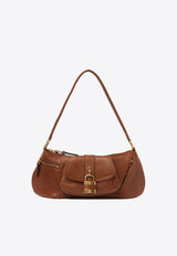 Chloé The 99 Grained Leather Shoulder Bag Brown C24AS710N84_26M