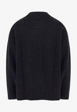 Represent REP Rib Knit Wool Sweater Black MLM3177_001