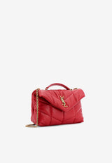 Saint Laurent Toy Puffer Nappa Leather Shoulder Bag Red 7593371EL07_6937