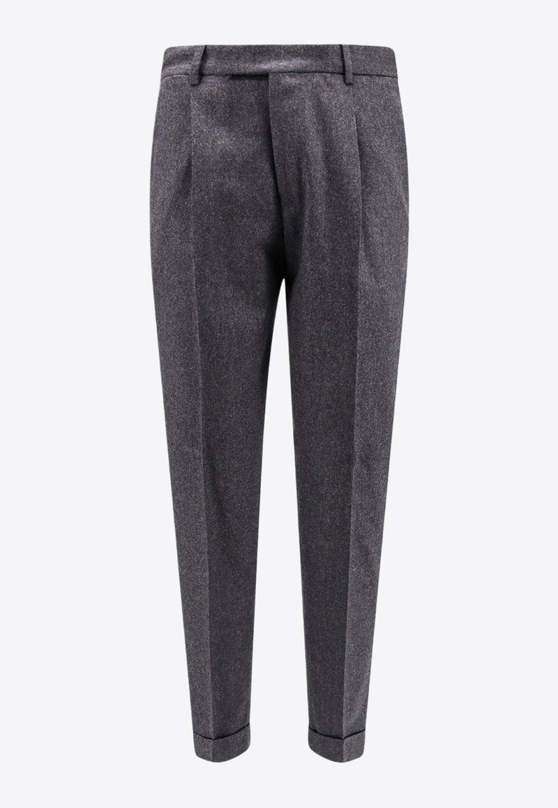 PT Torino Straight-Leg Tailored Pants Gray CORFZAZ40FWDTO03_0260