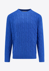 Cable-Knit Crewneck Sweater MC2 Saint Barth REGE00300041G_17