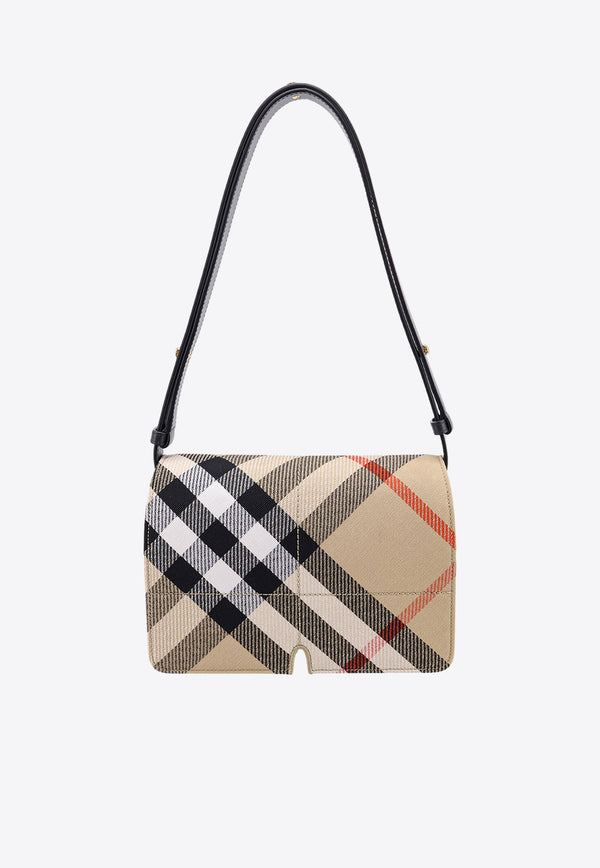 Burberry Snip Vintage Check Shoulder Bag Beige 8097379_B9368