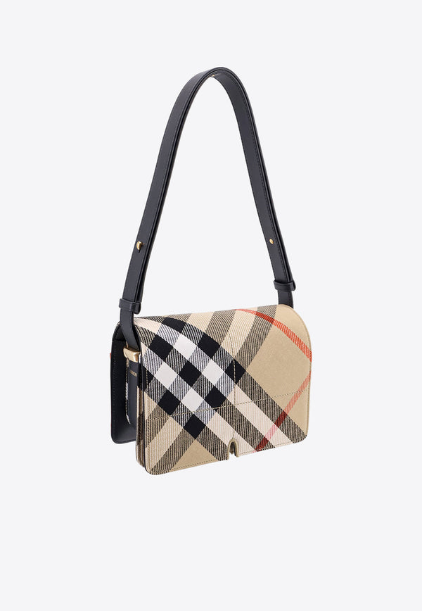 Burberry Snip Vintage Check Shoulder Bag Beige 8097379_B9368