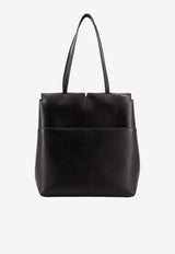 Burberry Snip Leather Tote Bag Black 8097416_A1189