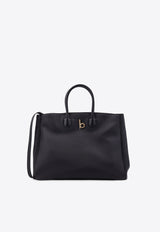 Burberry Medium Rocking Horse Tote Bag Black 8097575_A1189