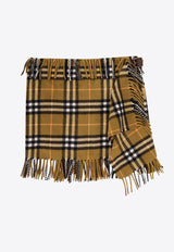 Burberry Vintage Check Fringed Mini Skirt Green 8099716_C1422