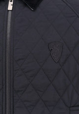 Burberry Quilted Nylon Zip-Up Jacket  Black 8096914_A1189