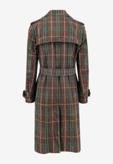 Burberry Signature Check Trench Coat Brown 8098475_C1480