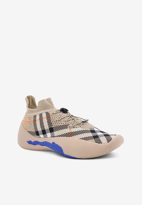 Burberry Neptune Knit Low-Top Sneakers Beige 8099320_B9368