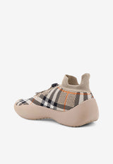 Burberry Neptune Knit Low-Top Sneakers Beige 8099320_B9368