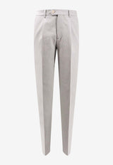 Brunello Cucinelli Tailored Straight-Leg Pants Gray ME262E1450_C7186