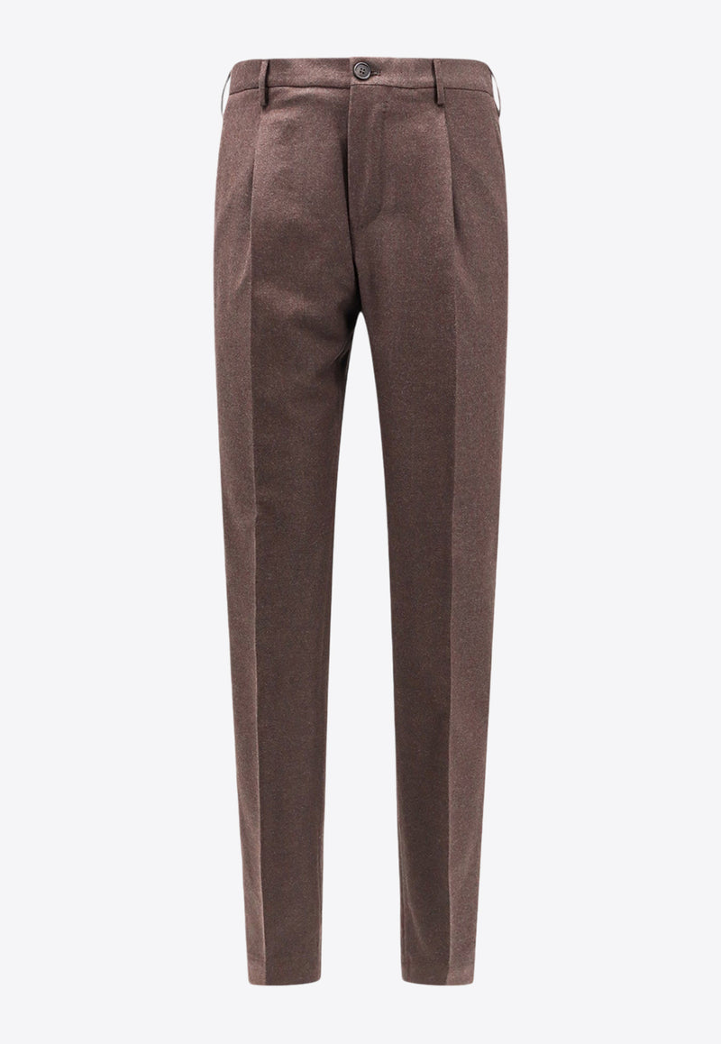 Incotex Straight-Leg Tailored Pants Brown ZX541T1645B_610