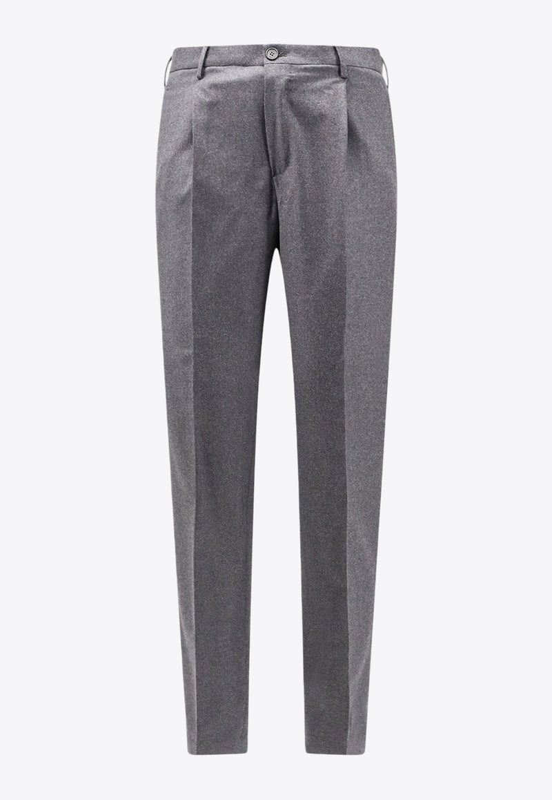 Incotex Straight-Leg Tailored Pants Gray ZX541T1645B_921