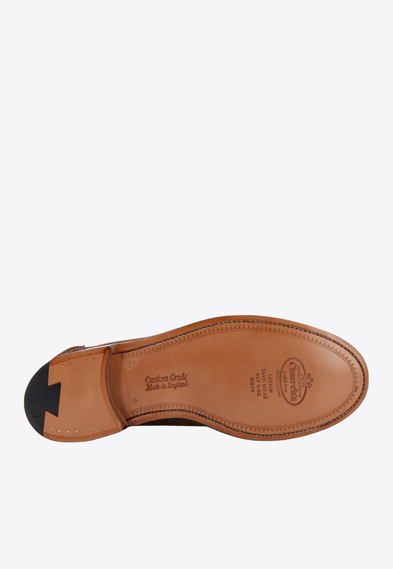 Church's Pembrey Suede Penny Loafers Brown EDB0039VE_F0ADV