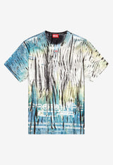 Diesel Metallized Print T-shirt Multicolor A141080DRAV_9XXA