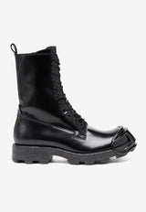 Diesel Hammer Leather Ankle Boots Black Y03228P4471_T8013