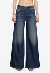 Diesel 1978 D-Akemi Wide-Leg Jeans Blue A0362409J45_01