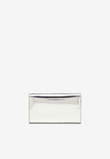 Diesel Mirror-Effect Leather Clutch  Silver X09809PS202_H0535