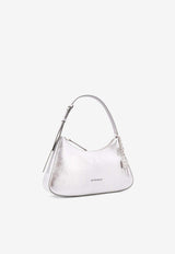 Givenchy Small Lucky Lock Metallic Shoulder Bag Silver BB511JB1ZB_934