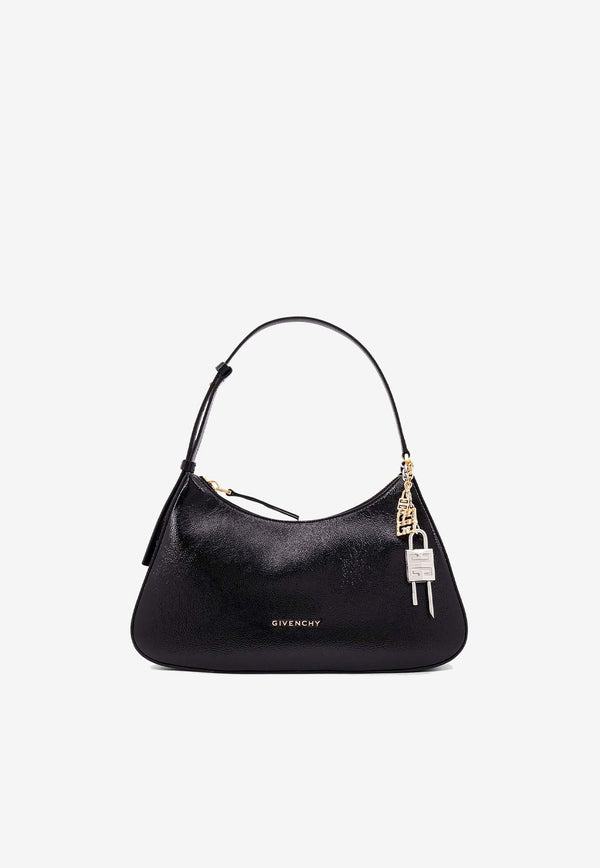 Givenchy Lucky Lock Leather Shoulder Bag Black BB511JB27X_001