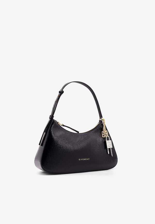 Givenchy Lucky Lock Leather Shoulder Bag Black BB511JB27X_001