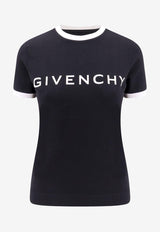 Givenchy Archetype Slim Logo T-shirt Black BW70BF3YAC_004