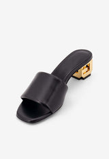 Givenchy G Cube 50 Leather Sandals Black BE3082E1Q4_001