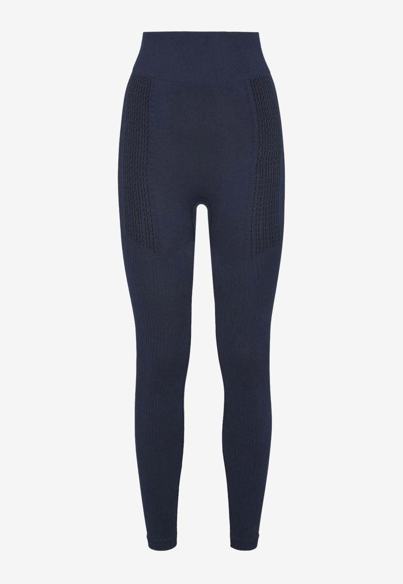 Fendi FF Technical Pattern Leggings Blue FAB379AQC9_F1QYN