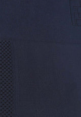 Fendi FF Technical Pattern Leggings Blue FAB379AQC9_F1QYN