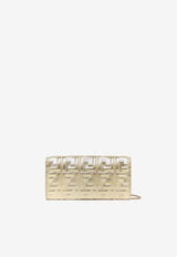 Fendi Baguette Metallic Leather Clutch Gold 8M0365ARO5_F0FZ0