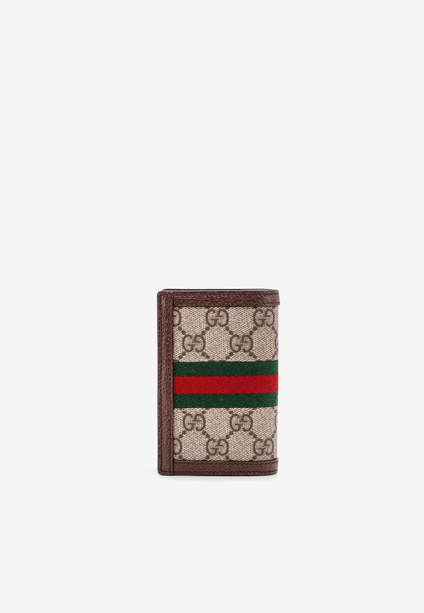 Gucci Ophidia Monogram Cardholder Brown 73494396IWT_8745