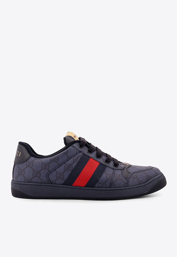 Gucci Screener Monogram Low-Top Sneakers Blue 763525FACMI_8443