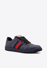 Gucci Screener Monogram Low-Top Sneakers Blue 763525FACMI_8443