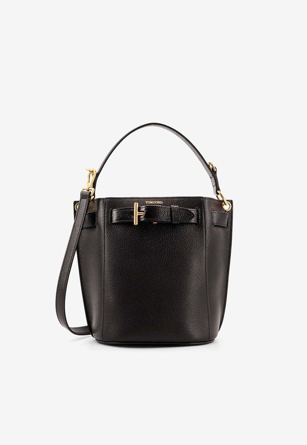 Tom Ford Mini Audrey Leather Bucket BagBlack S0481LCL429X_1N001