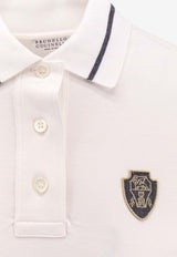 Brunello Cucinelli Logo Patch Polo T-shirt White ML824HC705_C159