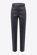 Brunello Cucinelli Wool Tailored Pants Gray MP116P8703_C001