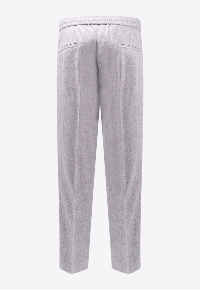 Brunello Cucinelli Straight-Leg Tailored Pants Gray ME226E1710_C272