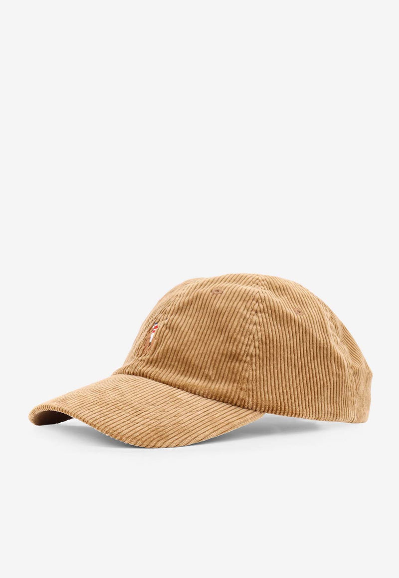 Polo Ralph Lauren Corduroy Logo Baseball Cap Brown 710847175_007