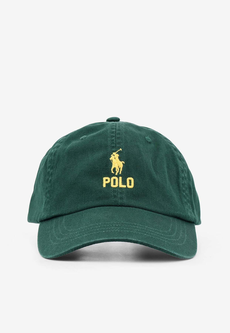 Polo Ralph Lauren Logo Embroidered Baseball Cap Green 710950603_001